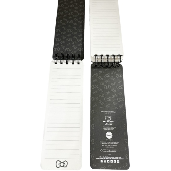 NEW Sanrio HELLO KITTY Reporter’s List Pad Set/2 - Picture 3 of 5